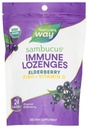 Nature's Way Sambucus Immune Lozenges, 아연 + 비타민 C, 블랙 엘더베리 추출물, USDA 인증 유기, 오리지널 베리 맛, 24 Lozenges (패키지 May Vary)