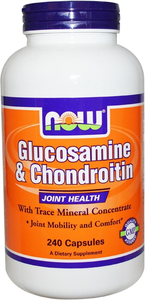 지금 음식: 글루코사민과 Chondroitin, 240의 모자