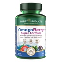 순수성 제품 OmegaBerry 물고기 기름 w/Vitamin D3 + 유기 Acai 최고 공식 - 농축된의 1875 mg, 매우 순수한 Omega-3s 1080 mg EPA + 720mg DHA + 120 mg DPA - 90 조사