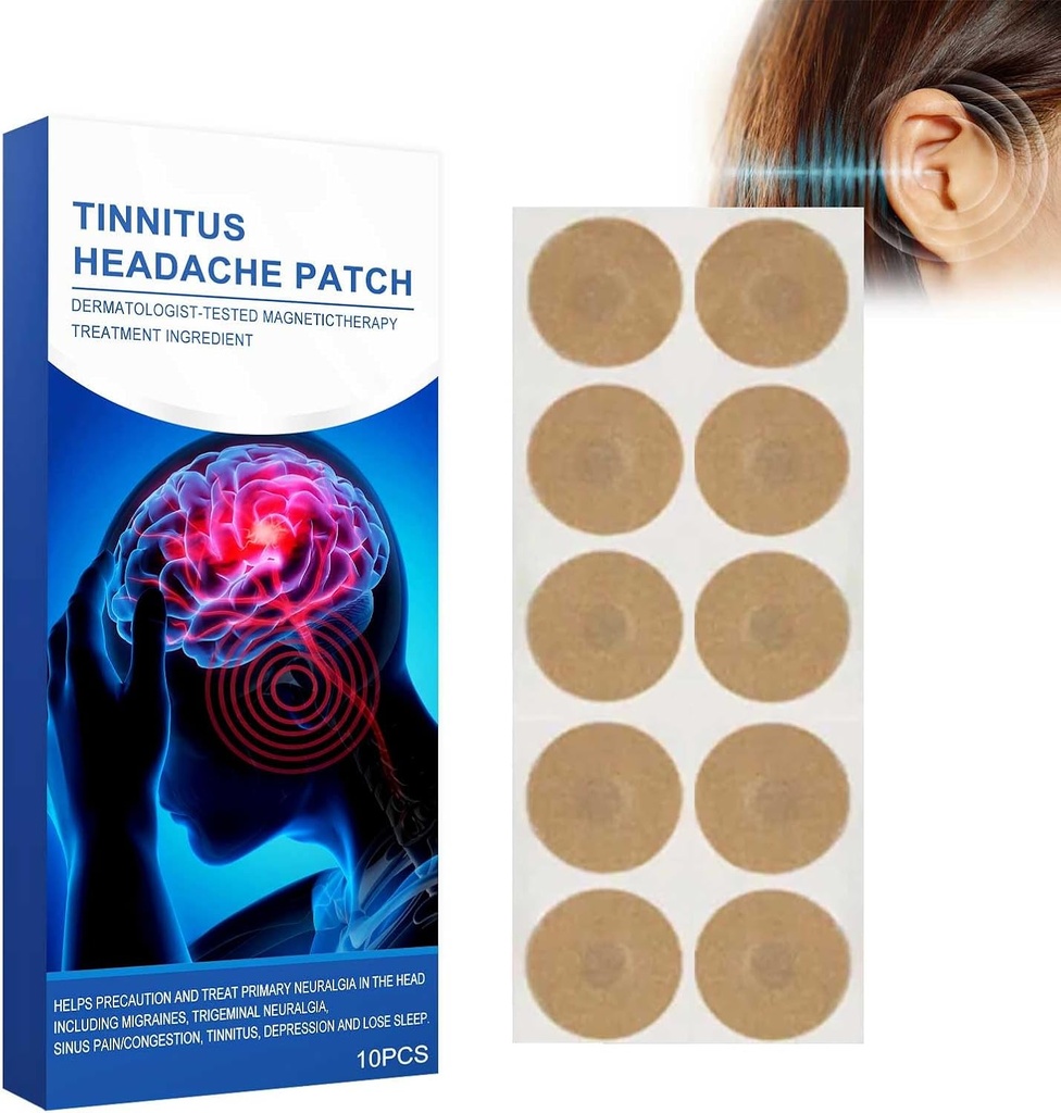 Tinnitus 패치, Tinnitus, Ear Pain Patch, Hearing Weaken, Itchy Ears / Non-Woven 패브릭 패치 (10PCS)에 대한 10 PC 귀 패치
