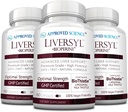 공인 과학 Liversyl - 최적의 라이브 기능 지원 - Cleanse 및 Detox - 빠르고 효과적인 - 우유 이틀, Artichoke 추출물 및 Bioperine - Vegan - 180 카운트 - 3 개월 공급 - 미국에서 만든