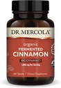Mercola Biodynamic Organic Fermented Cinnamon 박사 - 지원 대사 건강 - 높은-Flavonoid Cinnamon 추출물 - USDA 유기, 비 GMO, 글루텐 자유로운 & 간 자유로운 - 90의 정제