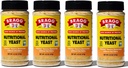 Bragg Nutritional Yeast Seasoning – Vegan, Gluten Free Cheese Flakes – 단백질 및 비타민의 좋은 소스 – 영양성 Savory Parmesan Cheese Substitute – 비 GMO Verified, 4.5 Ounce, 4-Pack