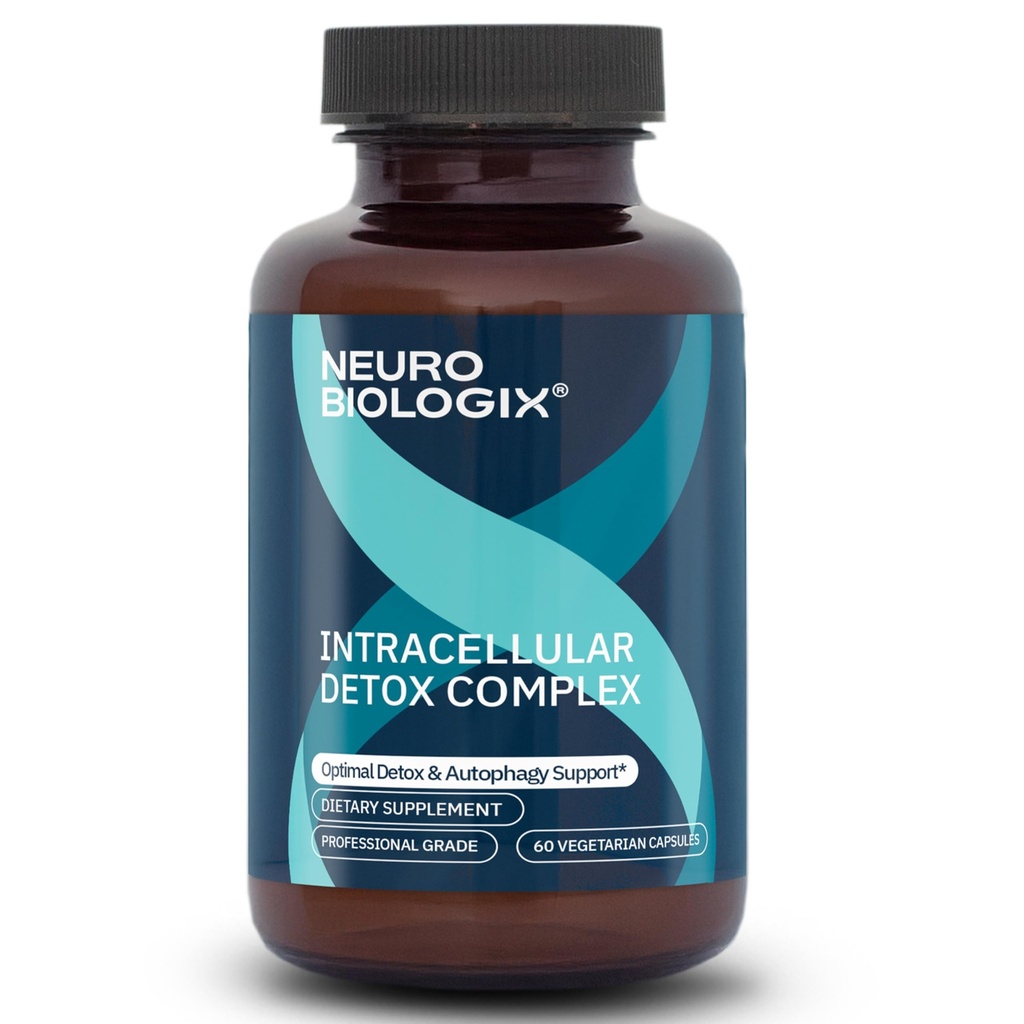Intracellular Detox Support - 고급 산화 방지제 및 에너지 보충 - NRF2 활성제, 심황, 피페린 및 글루타티온 - 60Caps와 셀룰러 디톡스 및 방어 지원