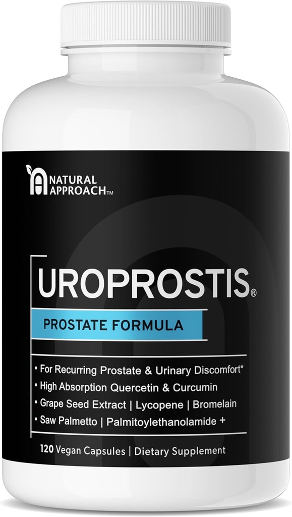 UROPROSTIS - 고순도 전립선 지원 단지 - 전립선 안락을 위한 남자의 건강 공식 - Palmetto - Vegan & 글루텐 자유로운 프리미엄 보충교재 - 120의 캡슐을 포함하여 13 성분 혼합
