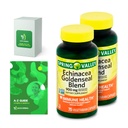 Echinacea Goldenseal 혼합 규정식 보충교재, 900 mg, 독점적인 비타민 & 무기물 A를 가진 75 Ct 뭉치 Z - 더 나은 Ligth&Spring Guide@ (3개의 품목)
