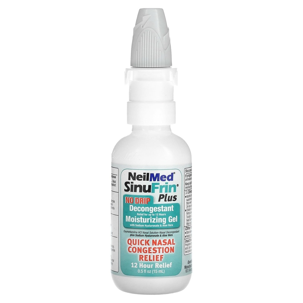 Neilmed Sinufrin 플러스 Decongestant Moisturizing 젤, .5 액체 Ounce (포장 May Vary)