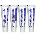 지구 (4 팩) Miconazole 질산염 2% 항진균성 크림은, 대부분의 Athletes 발, Jock Itch, Ringworm 및 좀더 치료합니다. 1개 OZ 관
