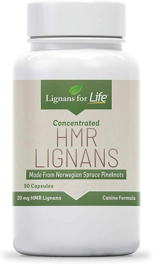 라이프 HMR Lignans 20mg - 90 캡슐 - 건강한 애완 동물을위한 비타민 | 자연 Multivitamin | 웰빙 보충 | Phytonutrients의 전반적인 건강