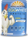TradeKing 소스 영양에 의해 1 lb 계란 백색 단백질 분말 - 25 그램 단백질, Lean 근육, Dairy Free - 바닐라 크림