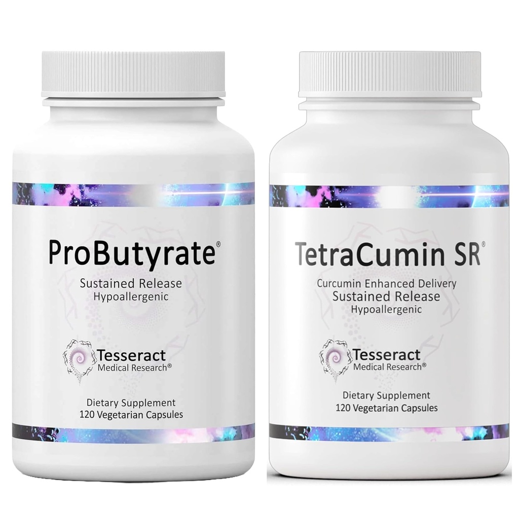 Tesseract 의학 연구 Probutyrate Gut 건강 보충교재, Butyric 산 Complex & TetraCumin SR 합동 지원 보충교재, 지속된 방출