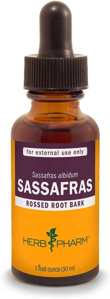 허브 Pharm Sassafras 뿌리 껍질 액체 추출물, 1 Fl Oz