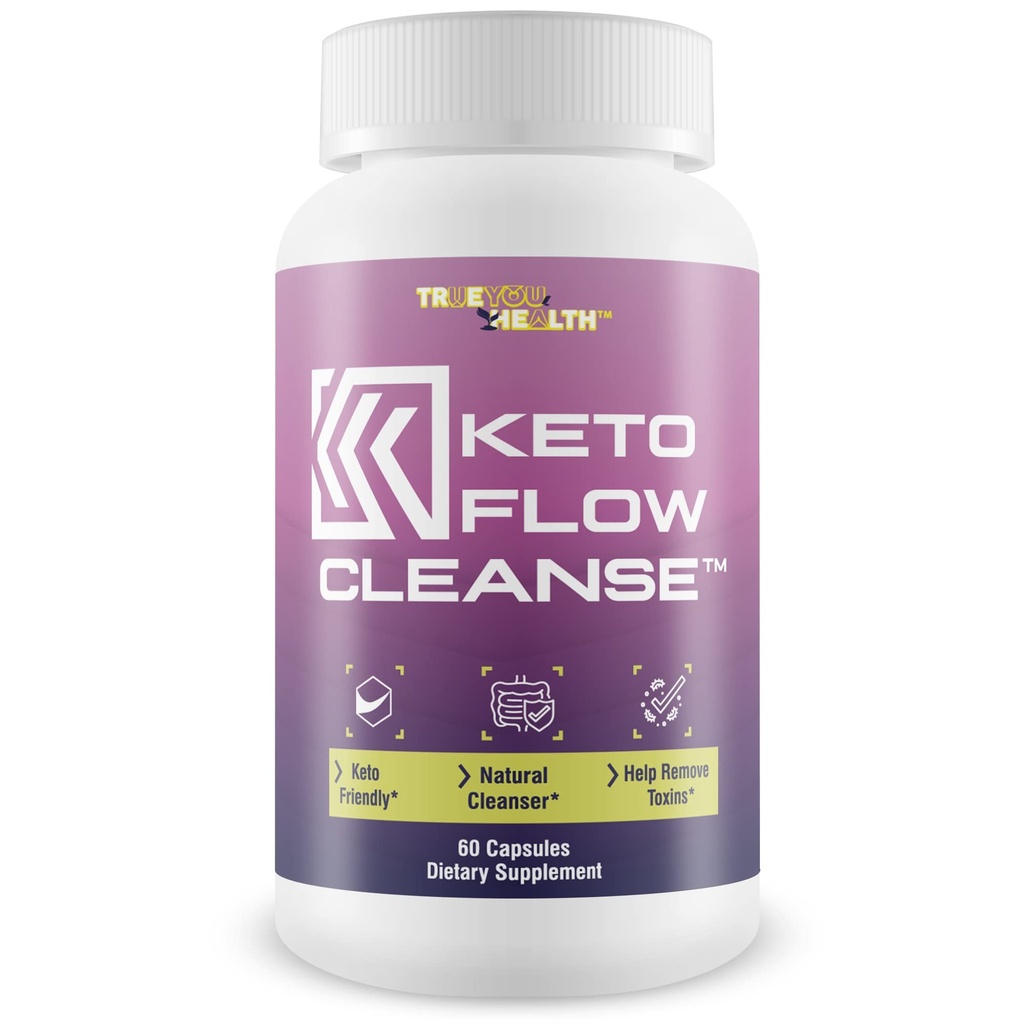 Keto Flow Cleanse - Natural Cleanse Aid - 지원 폐기물 및 Toxin 제거 - Probiotics가있는 Acai Cleanser Keto 알약 - Keto Detox Colon Cleanser - 에너지, Ketosis 및 소화 건강 지원