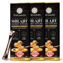 Himalayan Shilajit Honey Sticks for Men & Women - 75%+ Fulvic Acid & Trace Minerals - Raw Honey, Saffron & Himalayan Shilajit Resin - Stamina, Performance & Energy Support - (30의 포장)