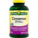 스프링 밸리 Cinnamon 규정식 보충교재, 1000 mg, 400 채식 캡슐 - 대사 지원. 스티커 포함.