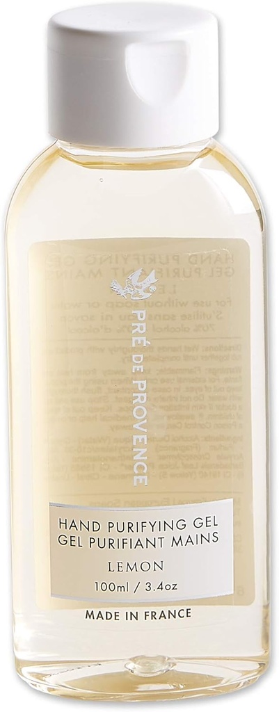 Pre de Provence Advanced Alcohol based Hand Sanitizer Gel Moisturizes & Softens Hands, 3.4 유체 Ounces, 레몬
