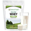 Z Natural Foods Grass-Fed Whey Protein Concentrate - 뉴질랜드에서 깨끗한 Whey Protein Powder - 영양 및 피트니스를위한 필수 아미노산이있는 냉간 가공 된 순수한 Whey Protein, Unflavored, 1 lb