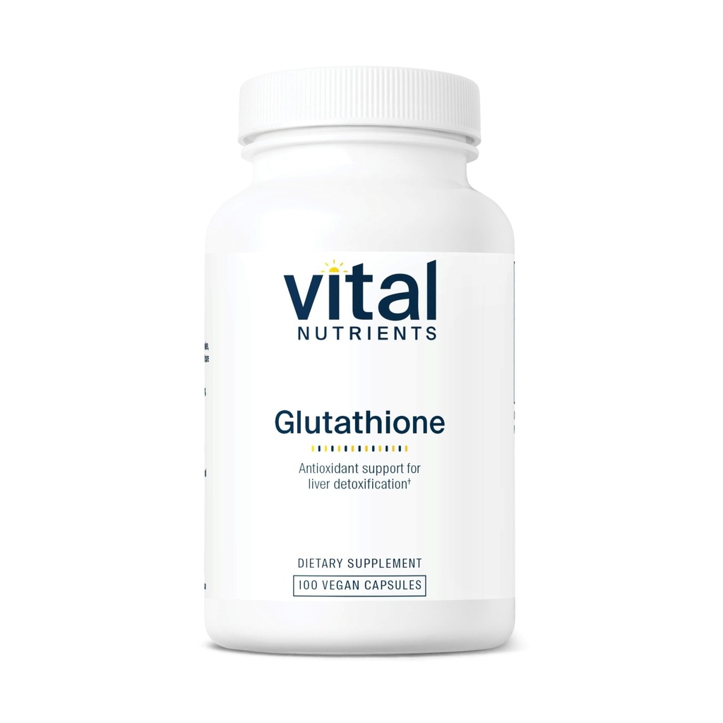 Vital Nutrients Glutathione 400mg | Liver Detox에 대한 산화 지원 | Vegan Antioxidant Supplement to Promote Liver Health and Liver Detox* | 글루텐, Dairy, Soy Free | Non-GMO | 100 캡슐