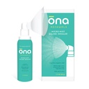 ONA Renewals Saline Micro-Mist Nasal Inhaler, 성인, 감기 및 독감, 알레르기, Sinus Relief, Unscented, 1.7oz를 위한 소화 기복