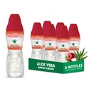 알로에 베라 주스 (Apple flavored) 더 큰 펑크 순수 알로에 펄프 (6 팩) 수화를 위해 중대한 식물에 근거한 주스는 큰 알로에 펄프를 포함합니다. 그것은 성인과 아이를 위해 건강합니다