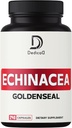 1000mg Echinacea Goldenseal 캡슐 - 4 달 공급의 240의 조사 - 지원 면역 체계, 웰빙 & 경구 건강