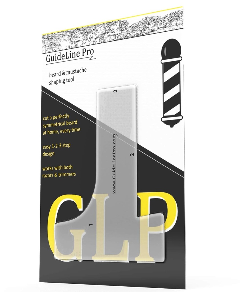 Beard Template, Beard Shaping Tool | 완벽한 심미적 인 Beard & Moustache를 쉐이핑하기 위해 - Beard Kit 액세서리