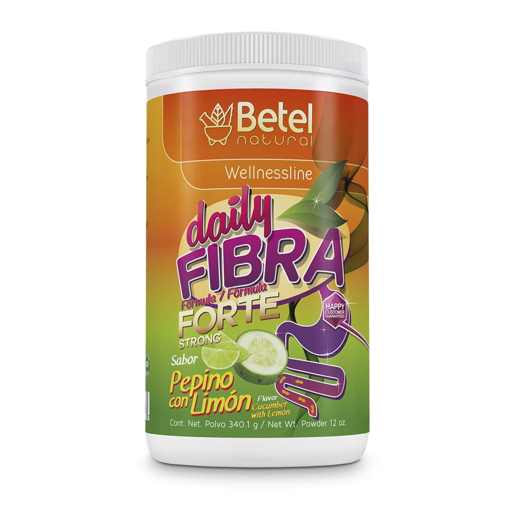 Betel Natural Daily Fibra Forte Formula/Strong 공식 - 레몬 (Pepino con Limon)과 극단적 인 콜로세 Cucumber