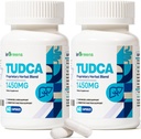 1450MG TUDCA Liver Supplement, Bile Salts Liver Support Supplement Complex, Liver Kidney Cleanse Detox 및 수리를위한 간 건강, 60 캡슐