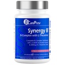 CanPrev Synergy B Complex with L-Theanine 60 캡슐 30 일 공급 - Mental Relaxation을 촉진하고 에너지, Cognitive Clarity 및 Support Body & Mind를 향상시킵니다 - Vegan, Non-GMO 및 Gluten-Free
