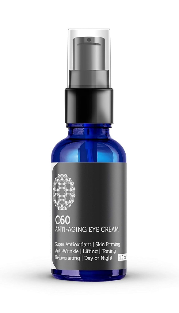 C60 Matrixyl 3000, Tripeptide-5, Hydrating Botanical Hyaluronic 산과 비타민 C를 가진 노화 방지 눈 크림 30ml & 유기 성분으로 만드는 여자