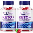 실험실을 rize - 체중 감소를위한 바이오 과학 Keto Plus Gummies, 추가 강도, 고급 공식 포함 Apple Cider Vinegar Gummies (120 Gummies) (팩 2)