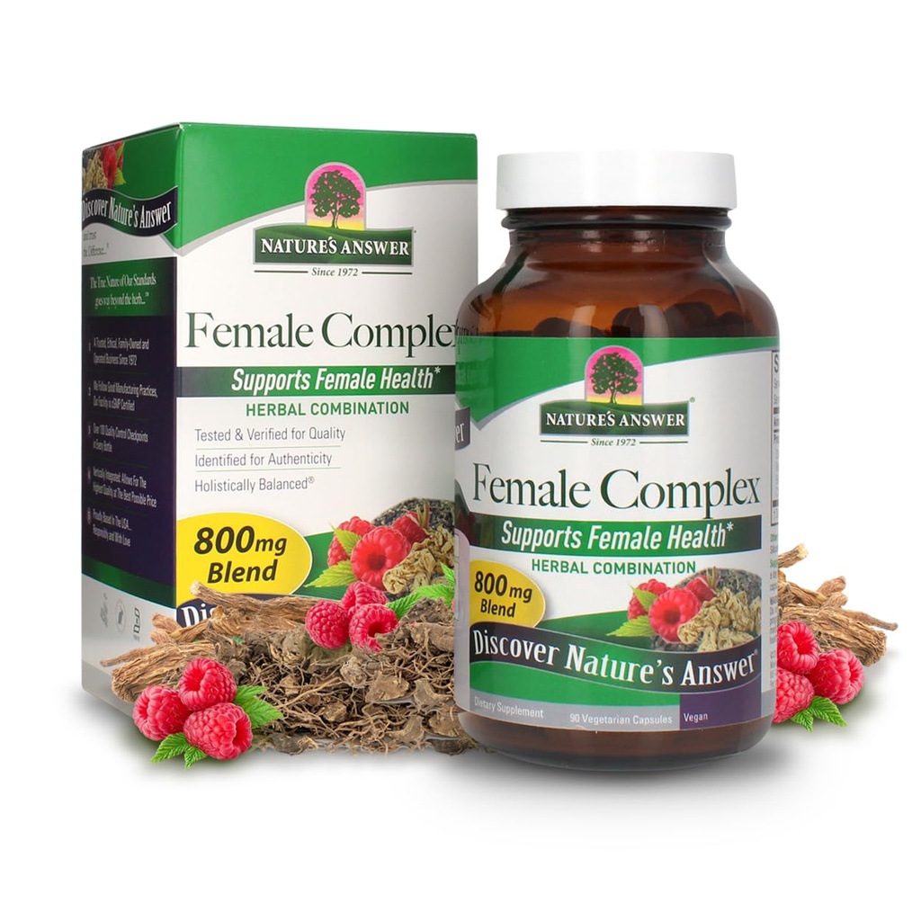 자연의 대답 여성 단지, 90-Count, 자연의 대답에 의하여 800 mg