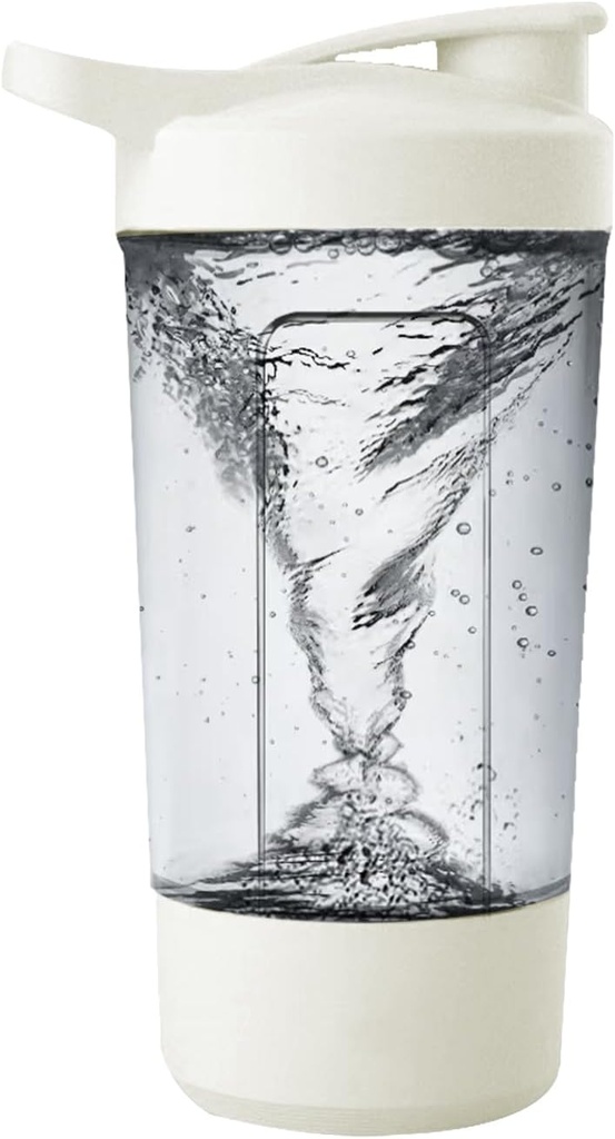 HotSEVEN 프리미엄 전기 단백질 셰이커 병, Tritan로 만든 - BPA 무료 - 14 oz Vortex 휴대용 믹서 컵 / USB 충전식 셰이커 컵 단백질 쉐이크