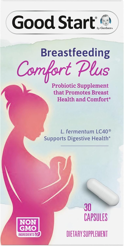 Gerber 좋은 시작 Probiotic 보충교재, Breastfeeding 안락 더하기, 30의 캡슐