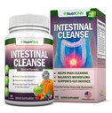 Intestinal Cleanse - 모든 자연 초본 Detox 공식 - 가득 차있는 10 일 Detox 프로그램 - Wormwood, Cranberry, Paul D'Arco, Goldenseal, 마늘, 까만 Walnut Hull, Echinacea 및 10 다른 자연적인 성분