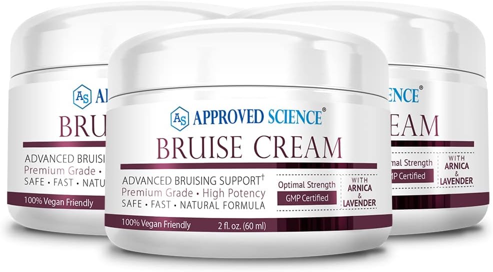 공인 과학 Bruise 크림 - Arnica 및 Lavender - Soothe 및 Fade Bruises - 6 Fl. Oz - 3 Pack - Vegan