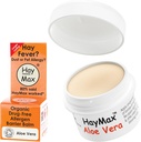 HayMax Allergen Barrier Balm - 알로에 Vera 0.17 fl oz - 유기, 자연 및 비-Drowsy Hay Fever & Allergy Relief Balm - 블록 Pollen 및 기타 알레르기 입자 - 성인, 어린이 및 임신 여성을위한 훌륭한