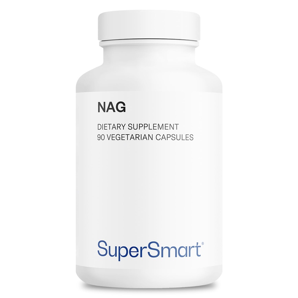 Supersmart - NAG 보충교재 일 (N 아세틸 글루코사민) 당 1500mg - 높은 흡수 글루코사민 황산염 | 비 GMO & 글루텐 자유로운 - 90 채식 캡슐