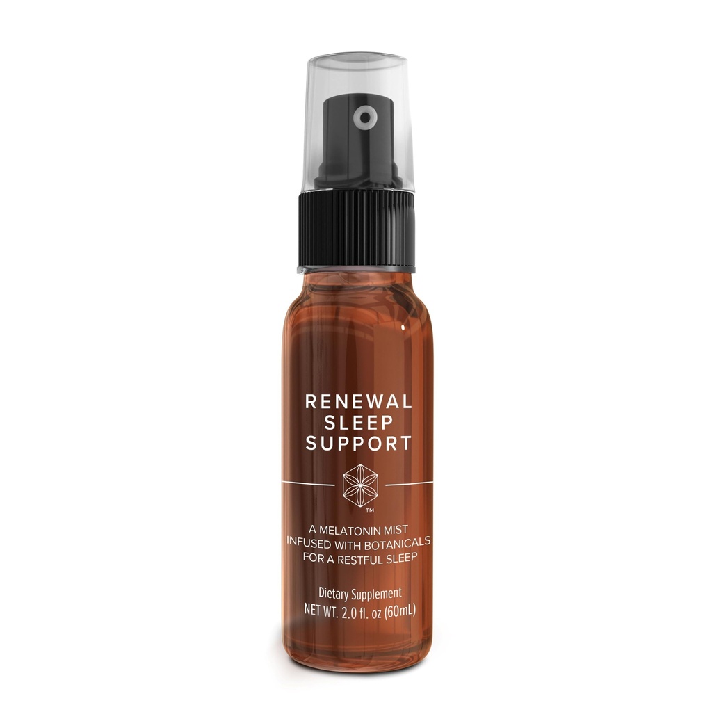 Isagenix Renewal Sleep SupportTM - 빠른 행동 구강 멜라토닌 수면 스프레이 - 자연 수면주기 정렬을위한 식물과 주입 - 시원한 스프레임 풍미를 새로 고침 - 인공 성분 없음