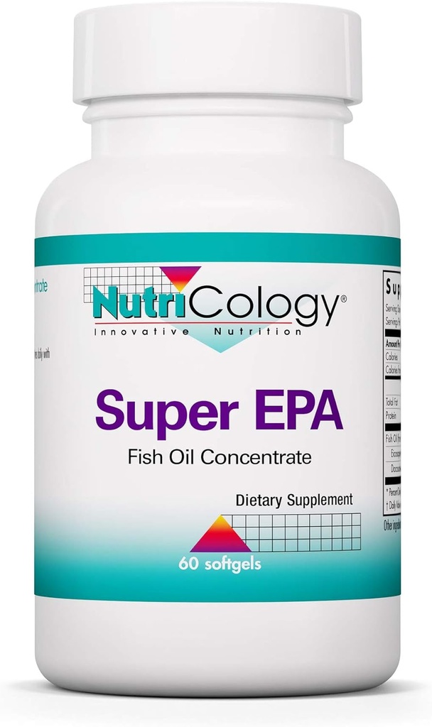 Nutricology 최고 EPA - 오메가 3 보충교재, 물고기 기름 농축물, EPA, DHA, 오메가 3 지방산, 지속가능한 근원 Anchovies, Softgels - 60 조사