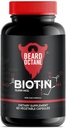 Beard Octane Biotin - Biotin 10,000mcg - 60 일 공급 - 건강 한, 강한, 패스너, 두꺼운 곰 성장 비타민 보충 - 미국에서 만든