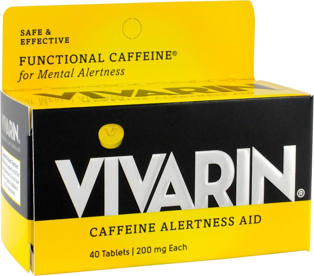 Vivarin Caffeine Alertness Aid, 정제 40 ea (팩 2)