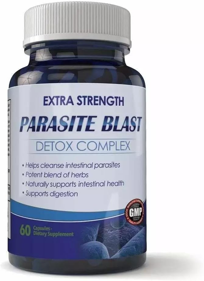 Parasite-Blast Cleanse Detox : Rapid Body Boost 및 Health Detoxification의 60 캡슐, 자연 정화