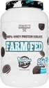Axe & Sledge Farm Fed 100 % Whey Protein Isolate | 25g Protein | 낮은 캐비티, 낮은 설탕, 글루텐 무료 | 남성과 여성용 단백질 분말 | 케토 | 미국에서 제작 | 28 인분, 쿠키 및 크림