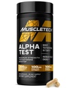 남성, 알파 테스트를위한 MuscleTech 테스토스테론 부스터 - Tribulus Terrestris & Boron과 T-Boost Mens 보충 - 근육 성장, 체력 및 에너지를위한 일일 남성 체육관 운동 보충제 - 120 알약