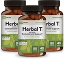 DailyNutra 초본 T 남성 건강 공식 보충 Endurance, 활력, & 건강한 노화 - KSM-66 Ashwagandha, Tongkat Ali, Tribulus, Eleuthero, & Horny Goat Weed (3 팩)