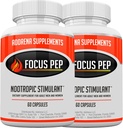 2 Pack- Counter Stimulants에서 자연적으로 속도 : Nootropic Brain Boosting, 120 알약에 대한 대안 및 최고의 에너지 보충제
