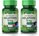 자연의 진실 Melatonin 12 mg의 자연적인 베리 풍미, 60 조사, 다 (포장 2)